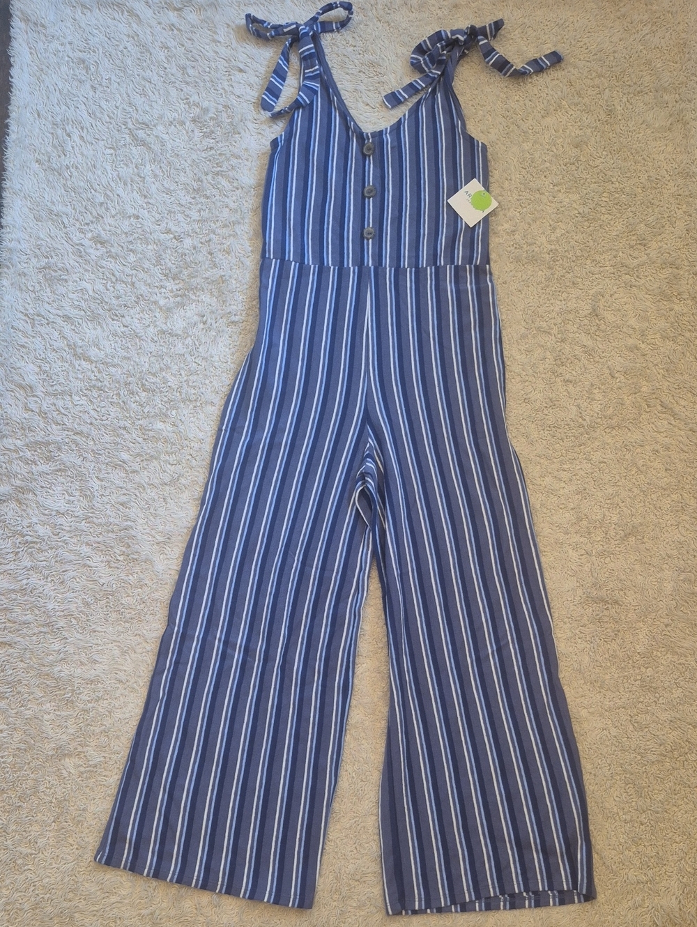 nwt ARIZONA jean Co Stripe Jumpsuit  XS